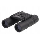 MIL-TEC Gen II Collapsible Binoculars 10x25 Diopter Fine Tuning Pouch Black - GoMilitar