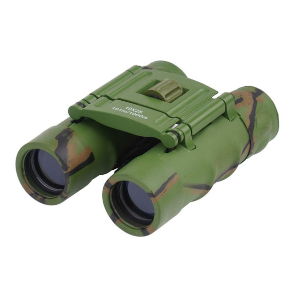 Mil-Tec Gen II Binoculaires pliables 10x25 Diopter Fine Tuning Pouch Camo