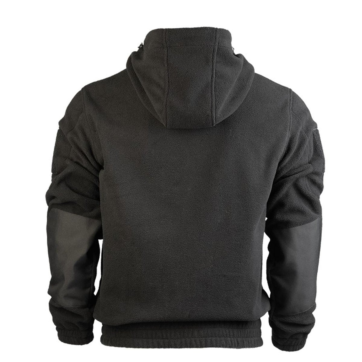 Veste Polaire MIL-TEC GEN II Coudes Renforcés Chauds Capuche Poche Poitrine Noir