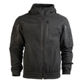 Veste Polaire MIL-TEC GEN II Coudes Renforcés Chauds Capuche Poche Poitrine Noir