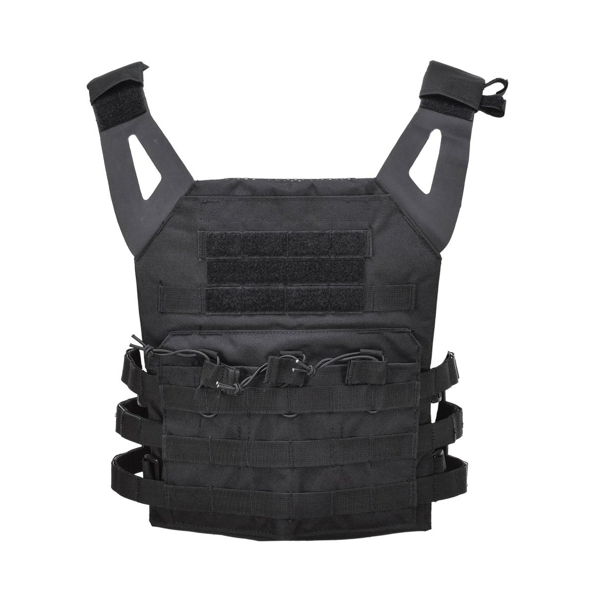 Gilet tactique de combat modulaire pour porte-plaques militaire MIL-TEC GEN II Noir