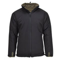 Veste militaire allemande MIL-TEC coupe-vent réversible pour temps froid Vert Noir NEUF