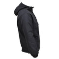 Veste militaire allemande MIL-TEC coupe-vent de combat à capuche doublée polaire noire NEUF
