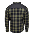 Veste de bûcheron militaire allemande MIL-TEC à carreaux à carreaux noir olive chaud NEUF