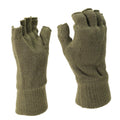 Gants Mil-Tec pour hommes, chauds, sans doigts, doublure THINSULATE™, olive, équipement tactique d'hiver
