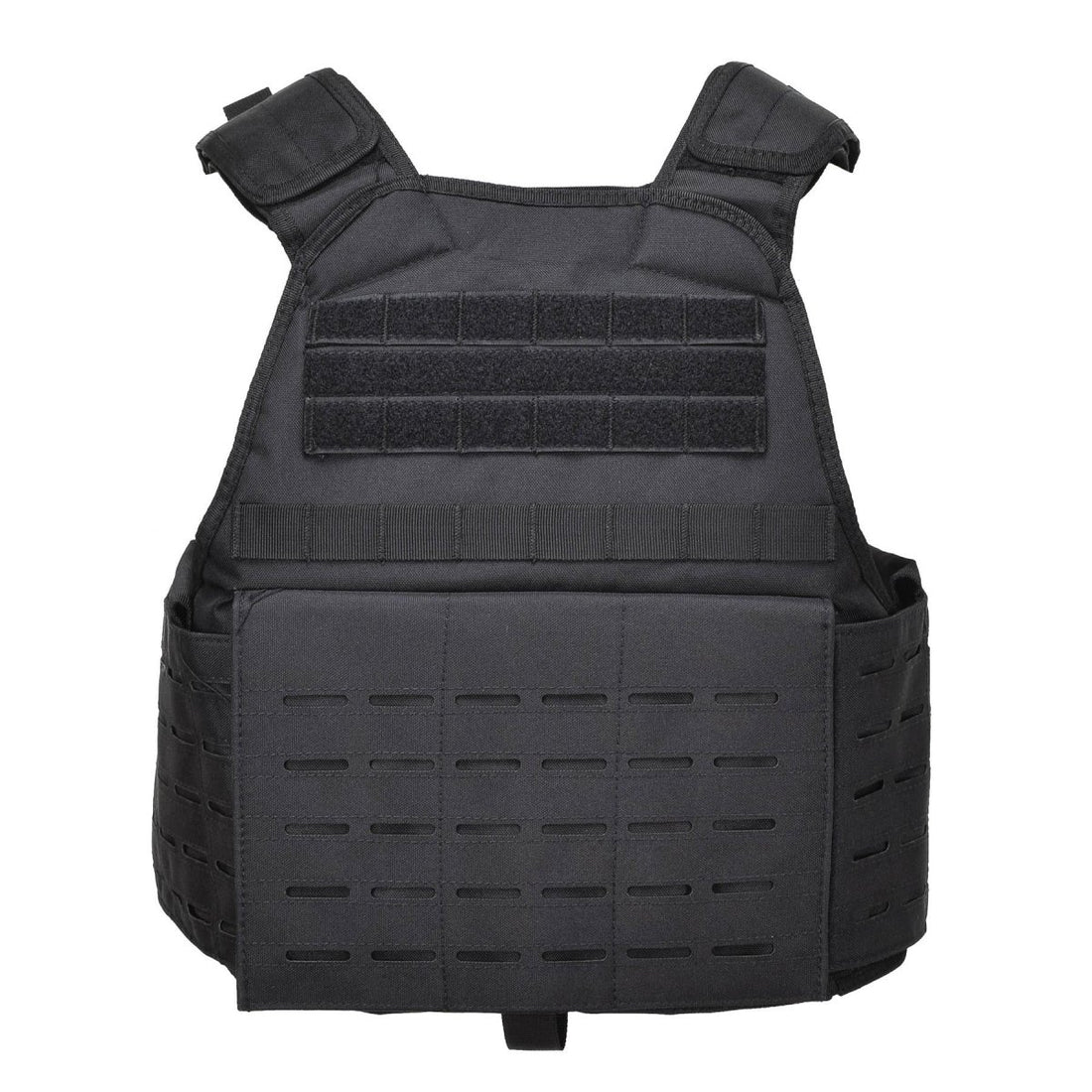 Gilet militaire tactique de combat MIL-TEC LASER CUT Molle Compactable Noir