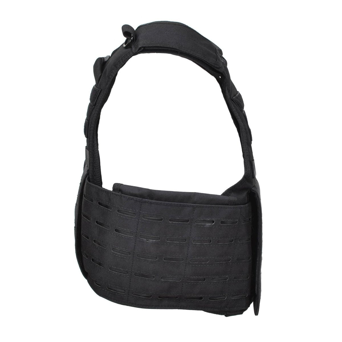 Gilet militaire tactique de combat MIL-TEC LASER CUT Molle Compactable Noir