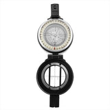 Mil-Tec Metal Lensatic Compass Aluminium Basing Shiny Face Navigation Black