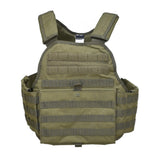 Gilet tactique de transport de plaques militaires MIL-TEC, armure de combat, système Molle, Olive