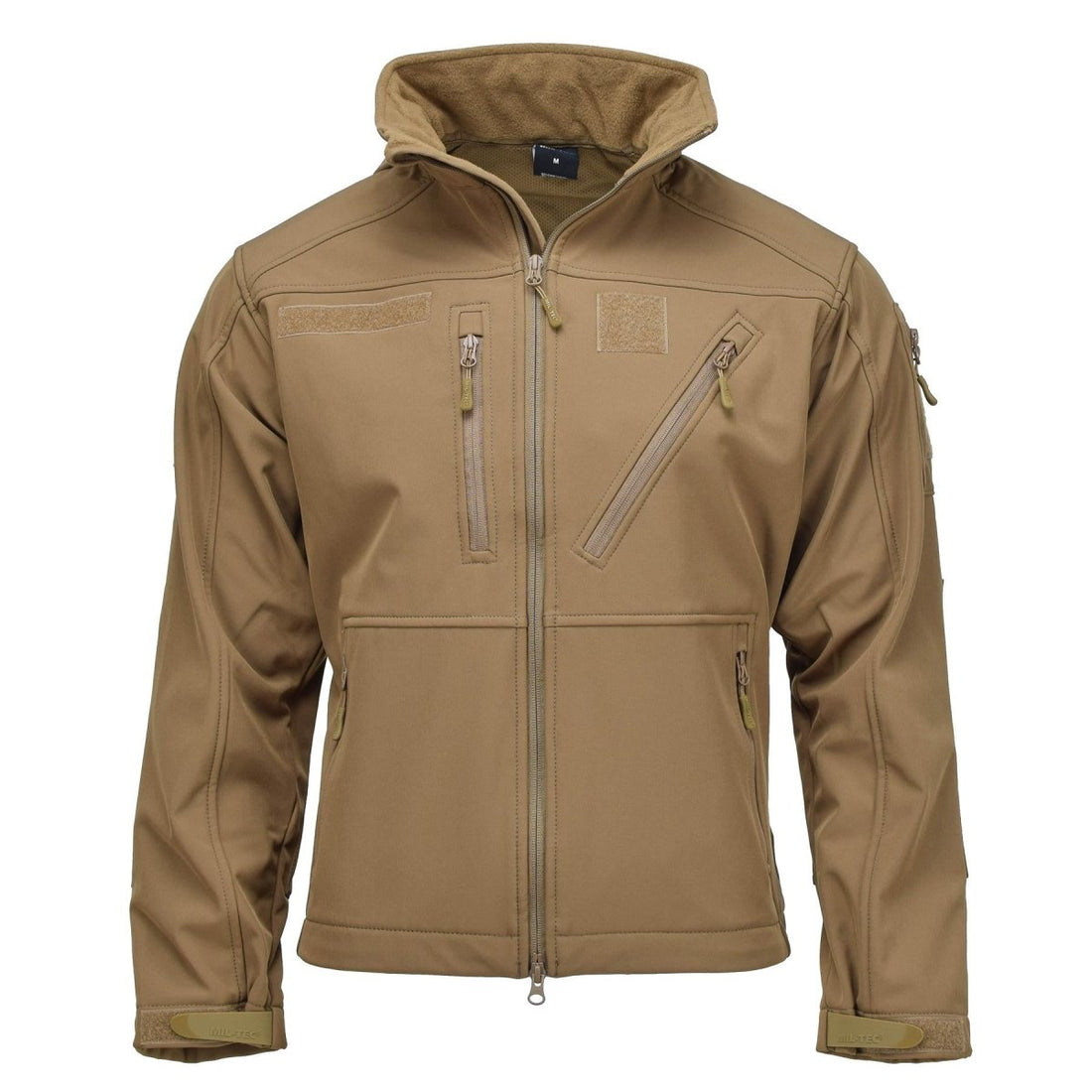 Veste de randonnée à capuche style militaire MIL-TEC SCU14 Dark Coyote