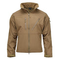 Veste de randonnée à capuche style militaire MIL-TEC SCU14 Dark Coyote