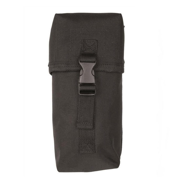Pochette tactique MOLLE noire MIL-TEC avec fermeture à boucle, compacte et durable pour une utilisation extérieure et quotidienne.