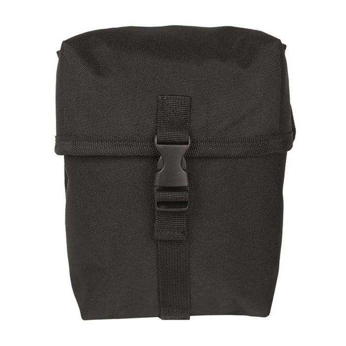 Pochette universelle noire MIL-TEC moyenne avec fermeture à boucle et compatibilité MOLLE pour une utilisation tactique et extérieure