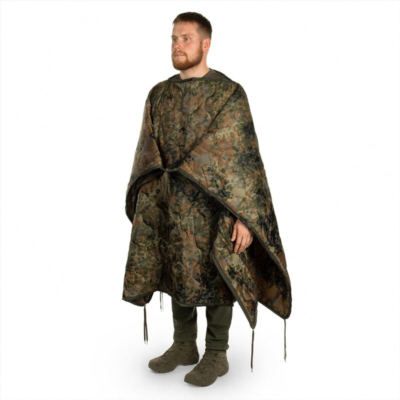 Mil-tec poncho liner ripstop tissu multifonction sac de couchage d'urgence