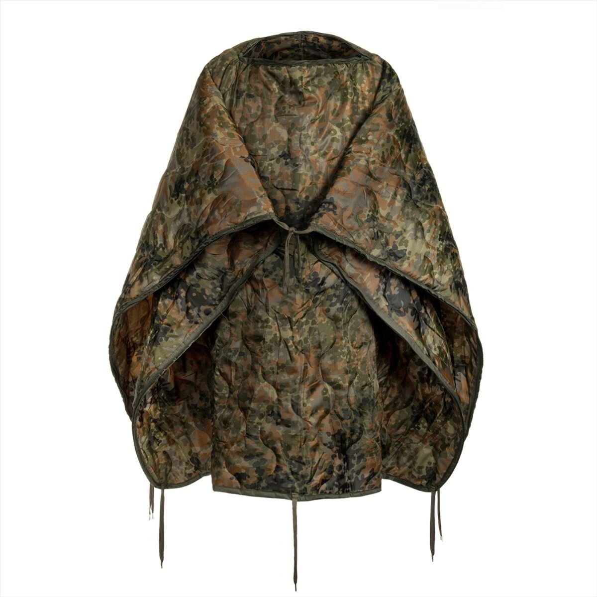 Doublure De Poncho Mil-Tec - 210x160 Cm - Noir - Polyester - Idéal Camping Et Outdoor