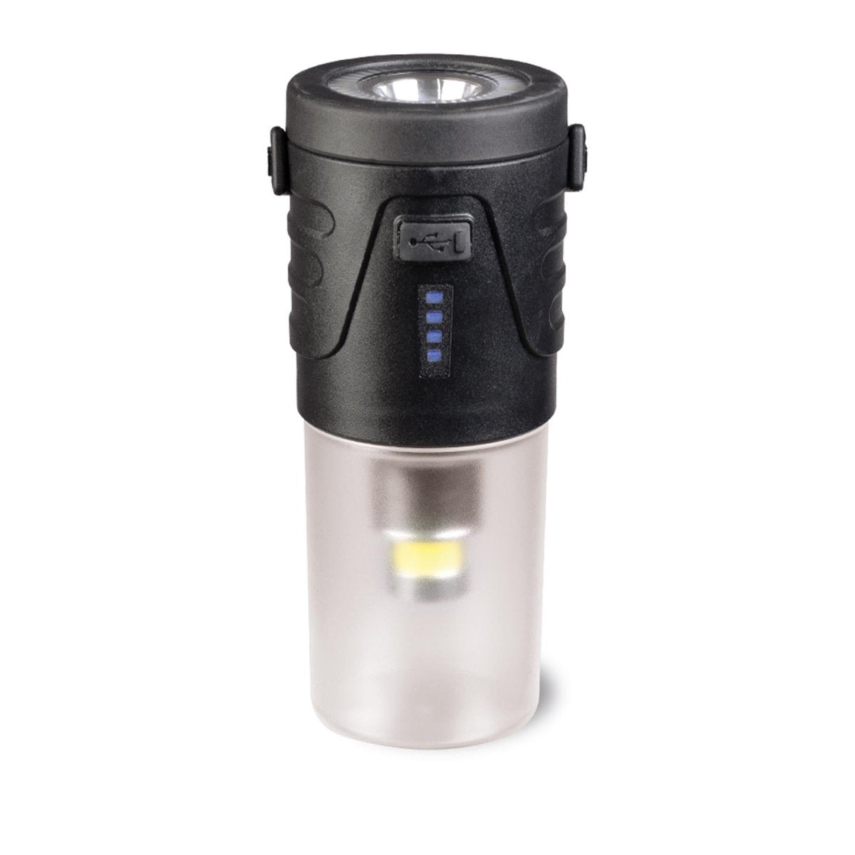 MIL-TEC Lanterne rechargeable LED Lampe de poche de camping extérieure USB-C 410 lumens