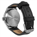 MIL-TEC Retro Pilot Watch Quartz Mechanism Natural Leather Bracelet Black - GoMilitar