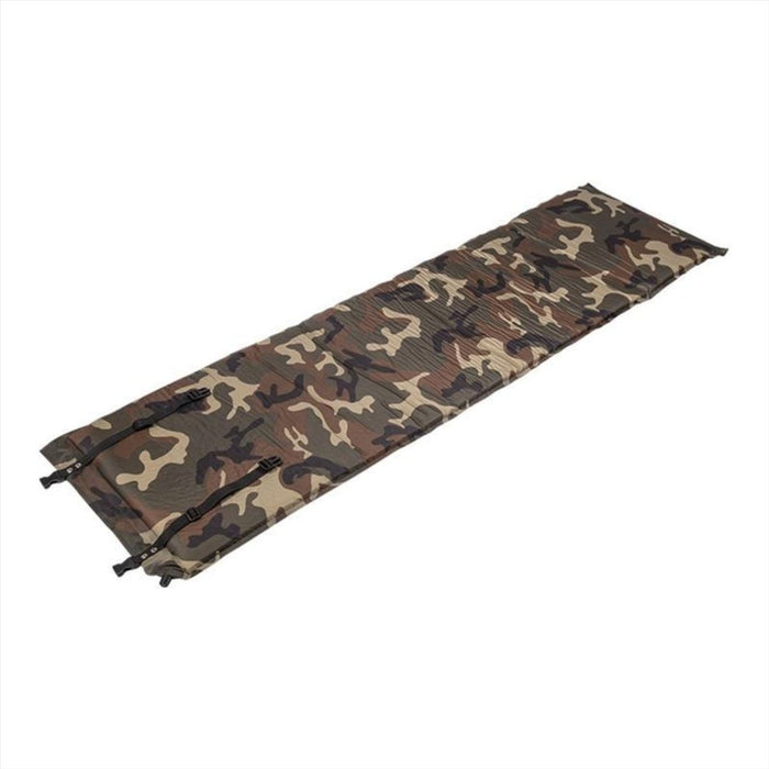 Matelas de couchage MIL-TEC 185 cm matelas auto-gonflable camouflage forêt - GoMilitar