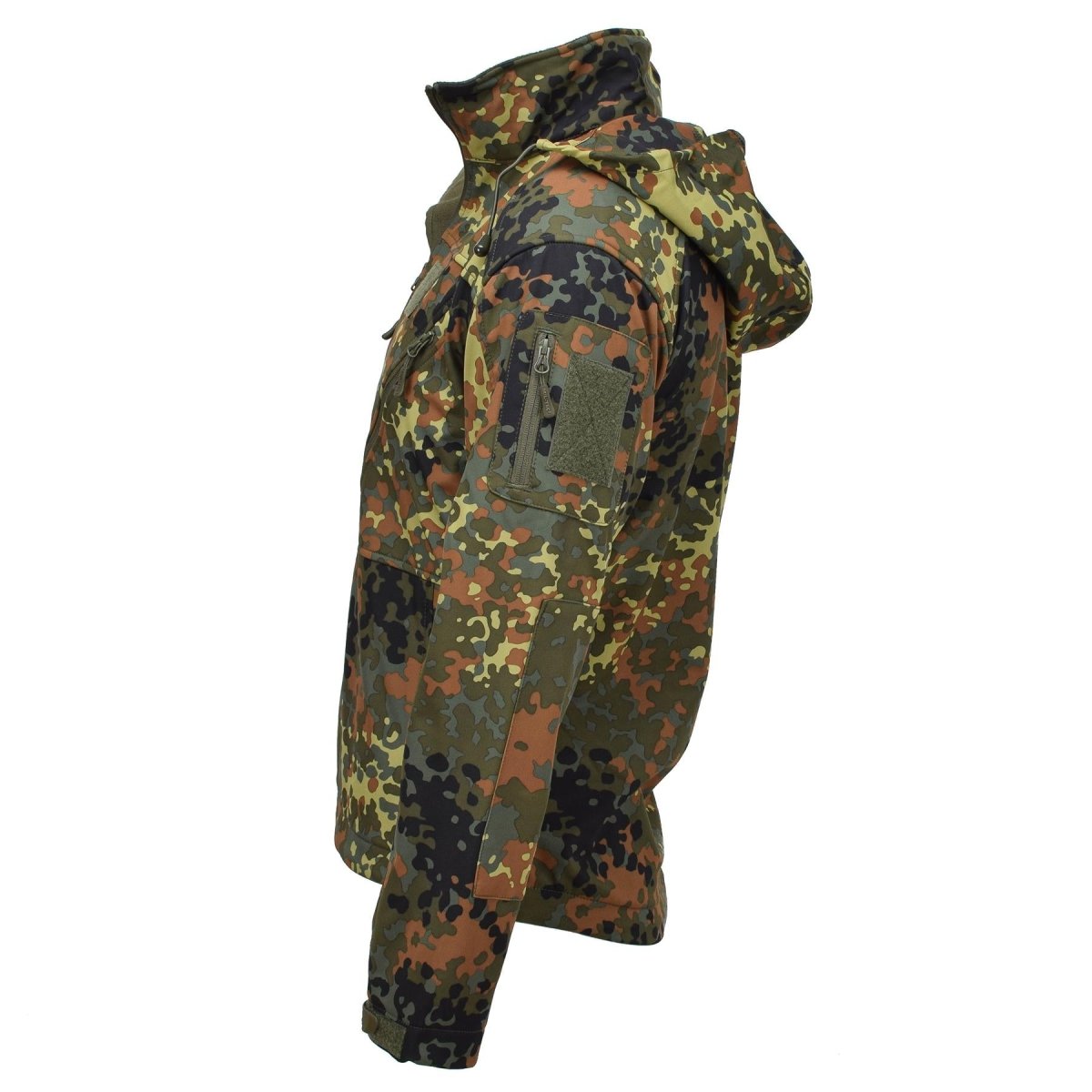Veste Softshell MIL-TEC SCU 14 camouflage flecktran allemand vêtements d'extérieur de randonnée