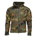 Veste Softshell MIL-TEC SCU 14 camouflage flecktran allemand vêtements d'extérieur de randonnée