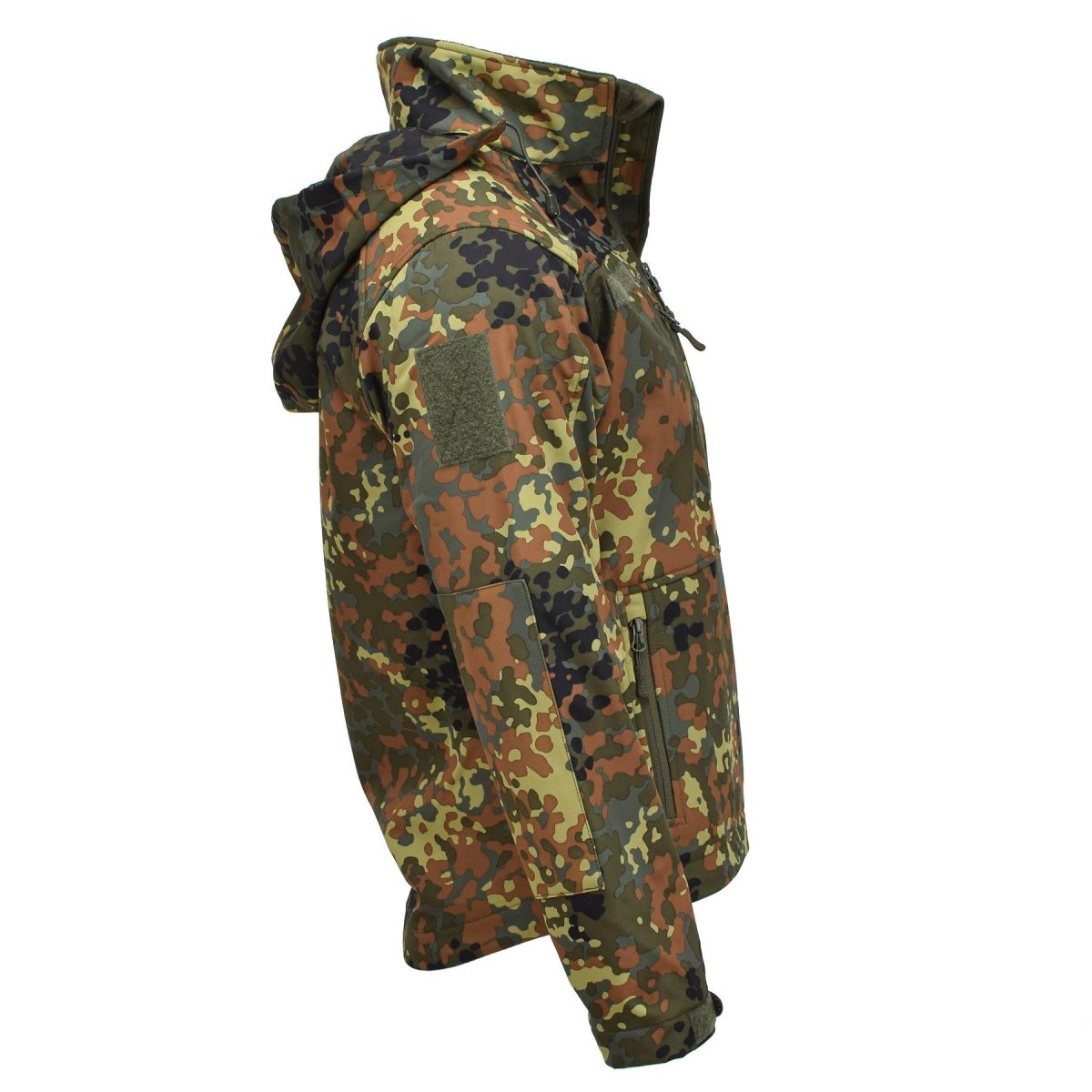 Veste Softshell MIL-TEC SCU 14 camouflage flecktran allemand vêtements d'extérieur de randonnée
