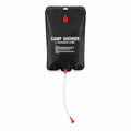 Mil-Tec Sac de Douche Solaire 20L Camping Randonnée en Plein Air Sac à Eau Portable Noir