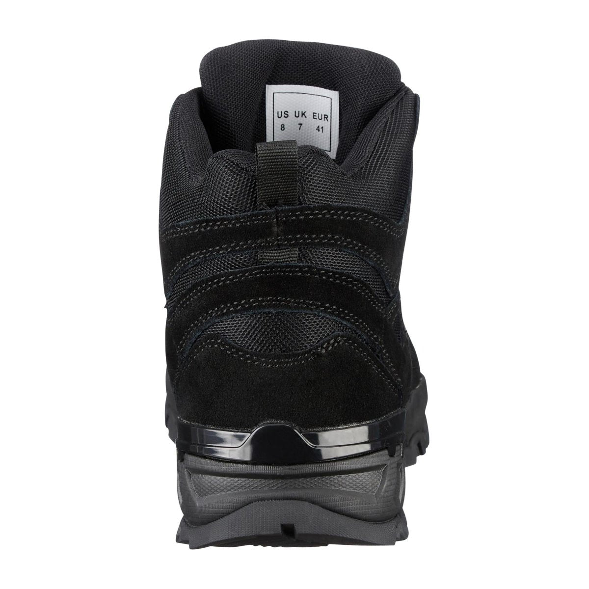 Bottes MIL-TEC SQUAD mi-mollet semelle ronde camping extérieur chaussures en daim noir