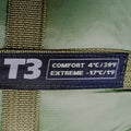 Mil-tec tactical 3 sac de couchage en téflon enduit d'isolation thermolite olive