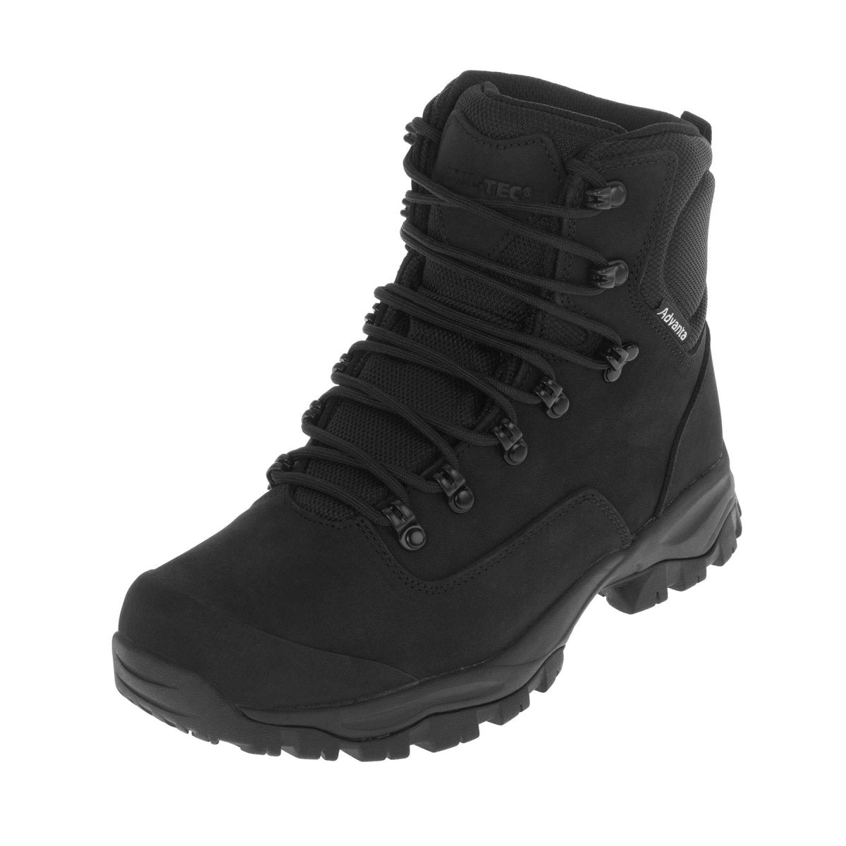 MIL-TEC Bottes Tactiques Respirantes Matériau Advanta Imperméable Extérieur Noir