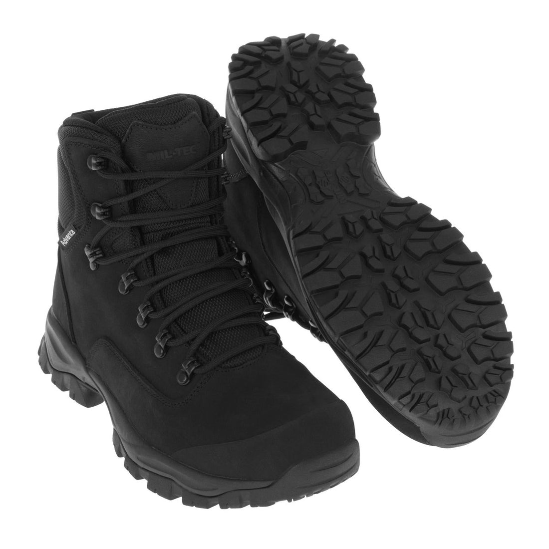 MIL-TEC Bottes Tactiques Respirantes Matériau Advanta Imperméable Extérieur Noir