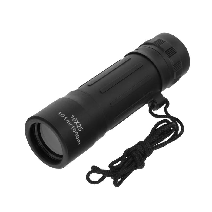 MIL-TEC Monoculaire Tactique 10x25 Portée Militaire Surveillance Extérieure Noir - GoMilitar
