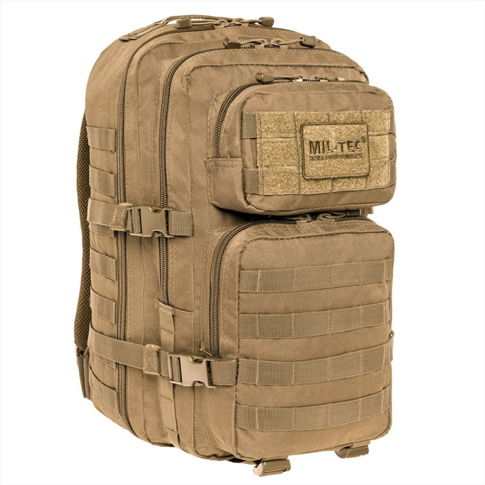 Sac à dos tactique d'assaut MIL-TEC US 36L, épaules rembourrées ergonomiques - GoMilitar