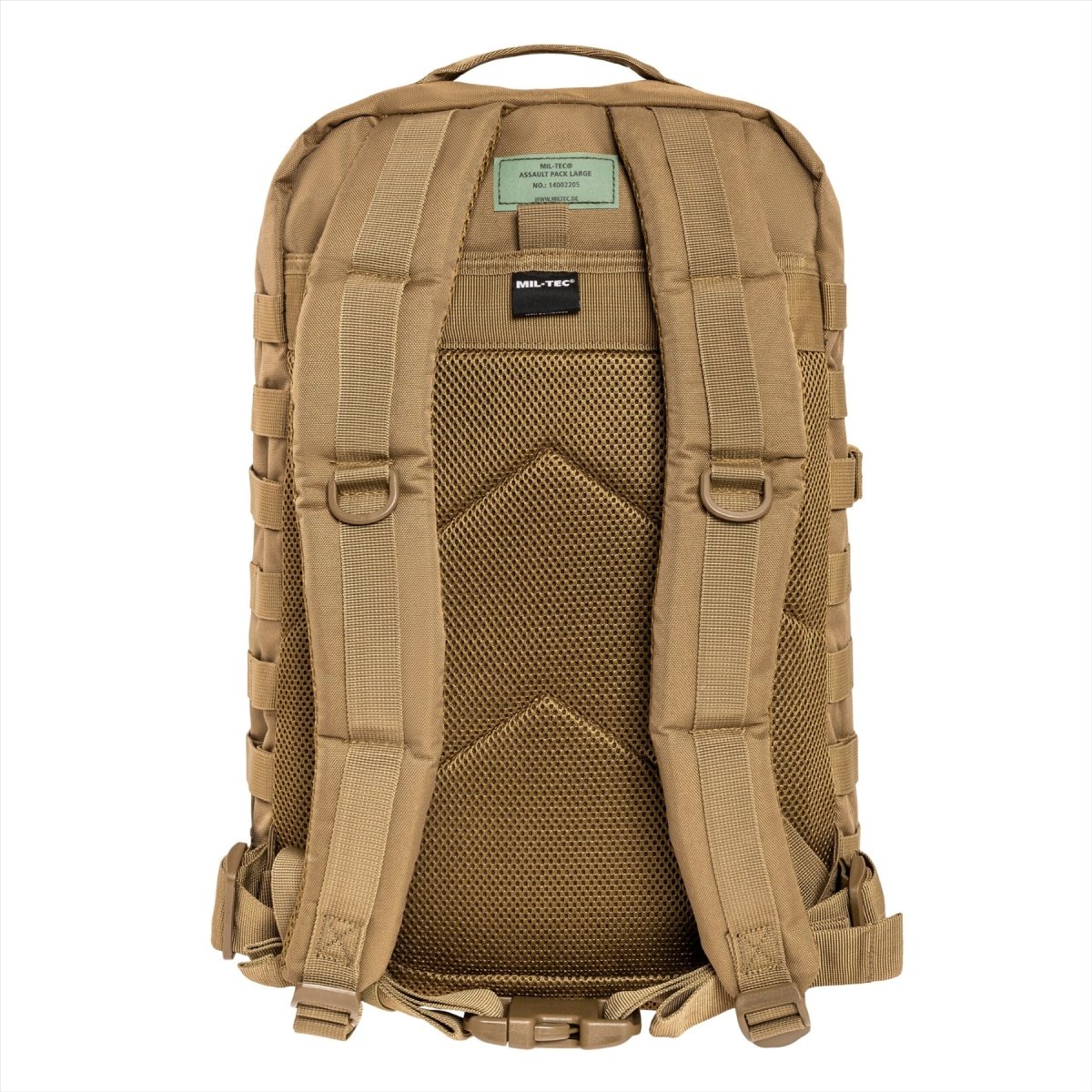 Mil-Tec US Assault Tactical Backpack 36L Ergonomic Formed Padided épaules