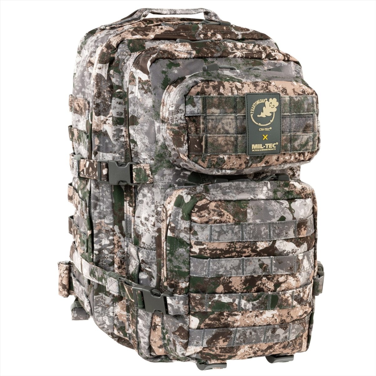 Mil-Tec US Assault Tactical Backpack 36L Ergonomic Formed Padided épaules