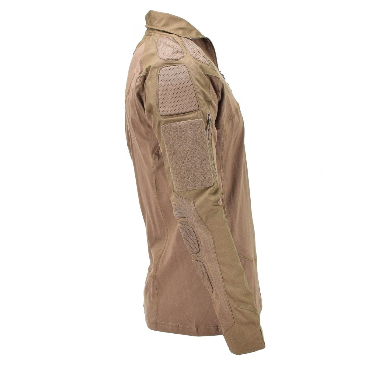 Chemises de combat de style militaire de marque Mil-Tech, couleur coyote foncé BDU
