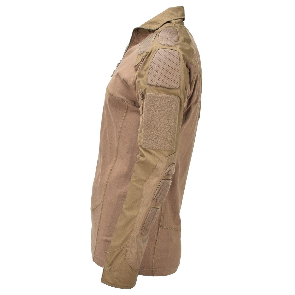 Chemises de combat de style militaire de marque Mil-Tech, couleur coyote foncé BDU