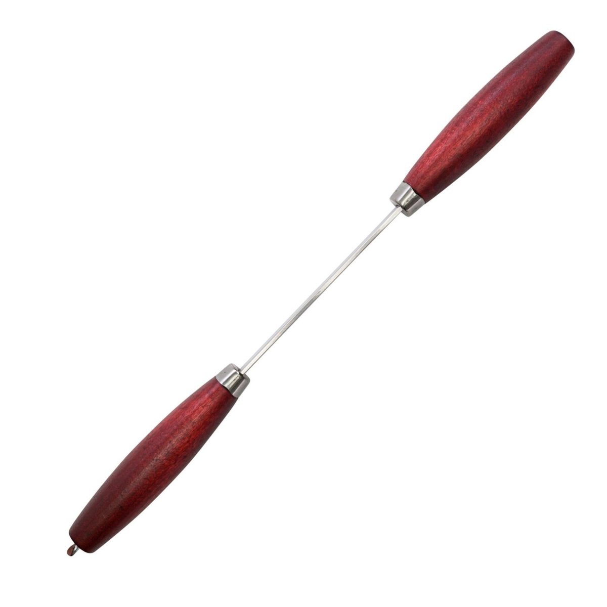 Couteau à fendre le bois classique MORAKNIV ROUGE, manche en bouleau recyclé en acier inoxydable