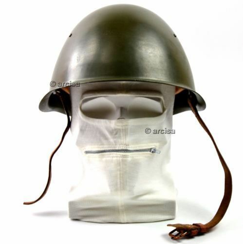NOUVEAU Italie armée italienne masque blanc cagoule masque à deux trous avec zip - GoMilitar