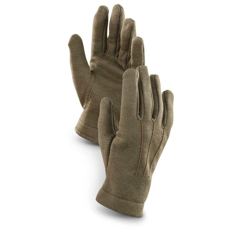 Nouveaux gants d'origine de l'armée italienne Gants de laine militaire italien Olive d'hiver