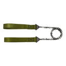 Compact Nordic Pocket Saw with heat-treated steel blade and durable green nylon handles for outdoor use