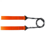 SCIE DE POCHE NORDIQUE outil de survie portable tronçonneuse de randonnée de qualité poignées orange