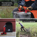 SCIE DE POCHE NORDIQUE outil de survie portable tronçonneuse de randonnée de qualité poignées orange
