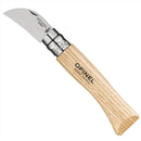 Couteau de poche pliant Opinel N°07 Châtaigne Ail Lame 12C27 Manche Noyer