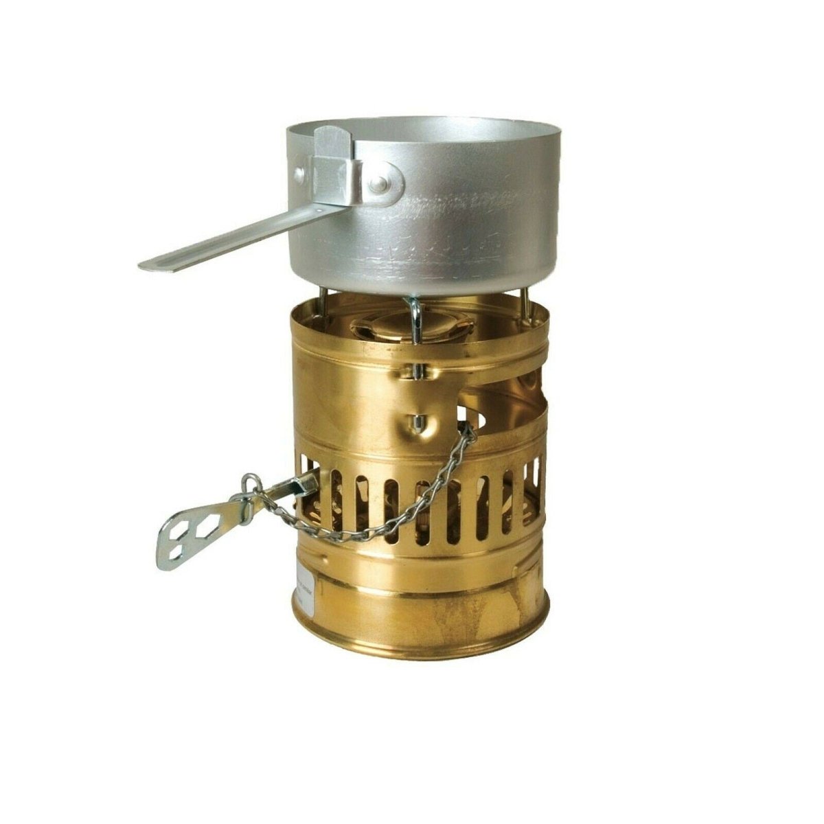 OPTIMUS SVEA Cuisinière à gaz classique blanche Brûleur à gaz Essence Laiton massif Peut contenir du carburant