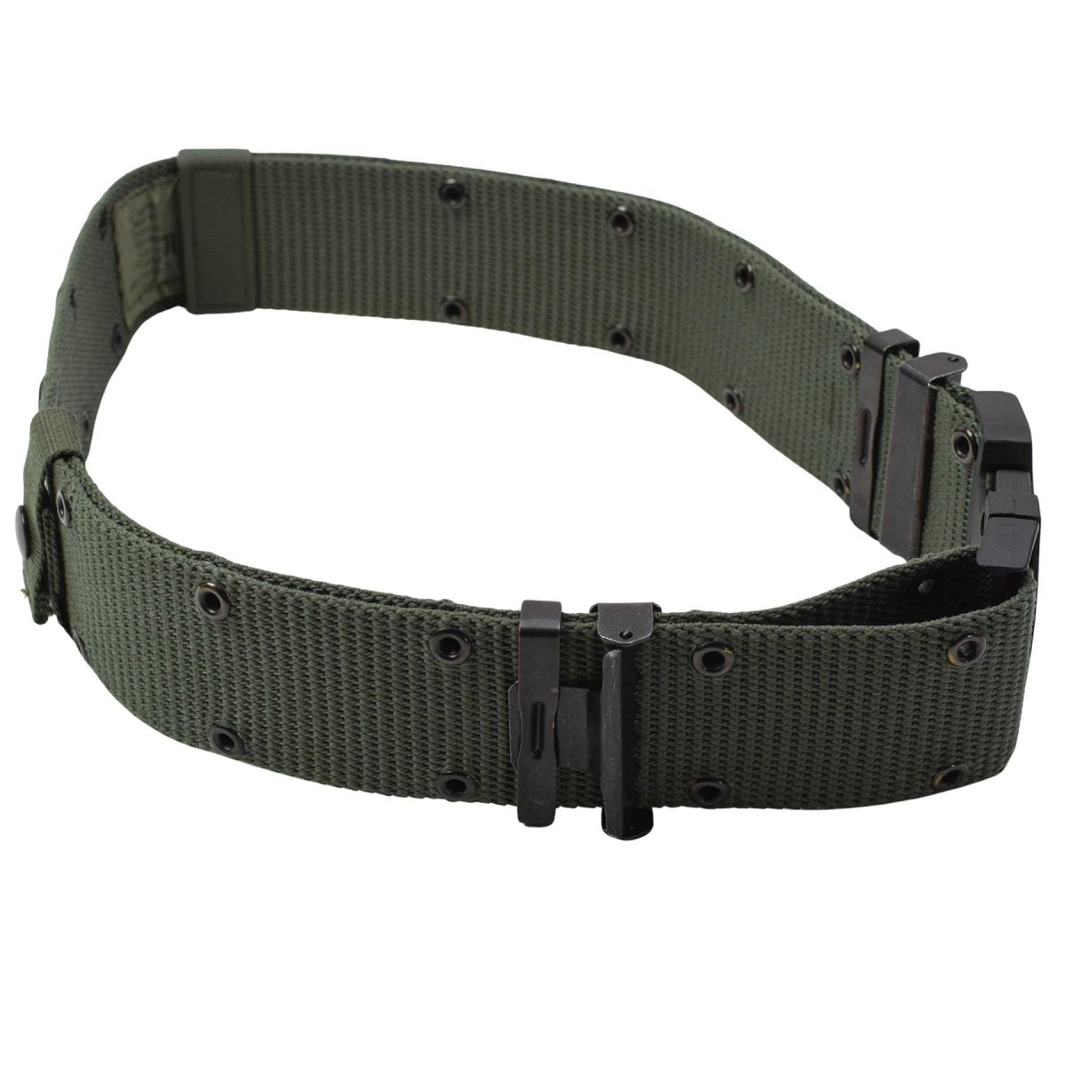 Ceinture de pistolet militaire américaine originale, couplage de trous LC2, tactique en Nylon Olive