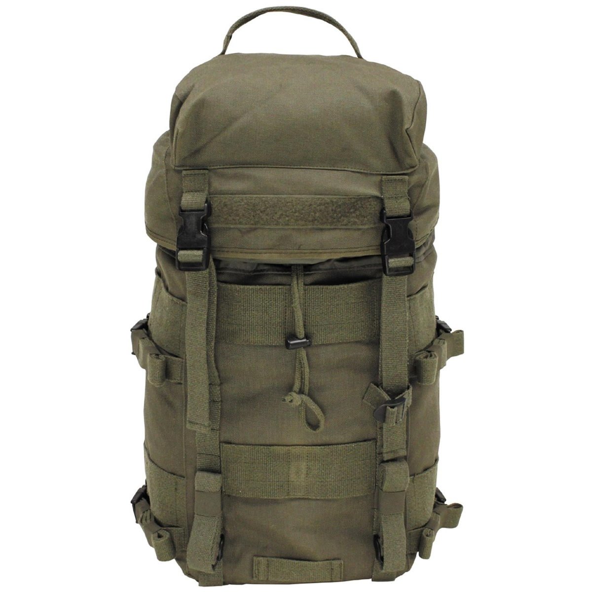 Sac à dos tactique militaire d'origine autrichienne avec couvercle supérieur amovible 25 l OD Green
