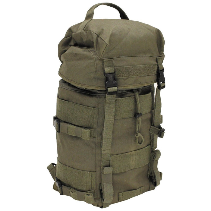 Sac à dos tactique militaire d'origine autrichienne avec couvercle supérieur amovible 25l OD vert - GoMilitar