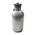 Gourde de l'armée autrichienne originale en aluminium avec couvercle à vis en plastique pour surplus militaire