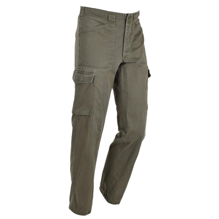 Pantalon de travail cargo original de l'armée autrichienne, pantalon classique de service sur le terrain olive - GoMilitar