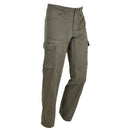 Original Austrian army cargo work pants olive field service classic trousers - GoMilitar